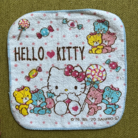 5x Hello Kitty Sanrio Japan Face Towel Mini Kawaii Makeup Spa Hand Wash Cloth xs - Picture 6 of 13